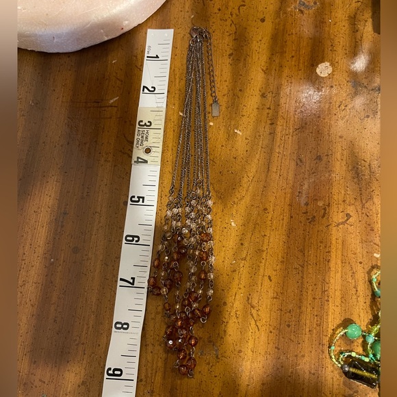 Vintage 1928 Multi-Strand Sparkling Beaded Chain Adjustable Necklace - Picture 5 of 5